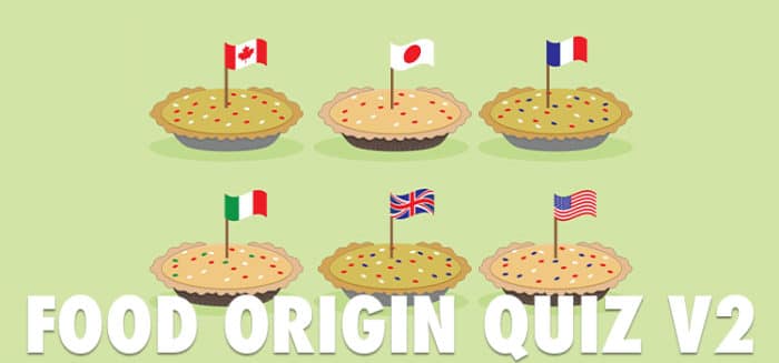 Food Origin v2 Quiz Answers – Quiz Diva 100% Score