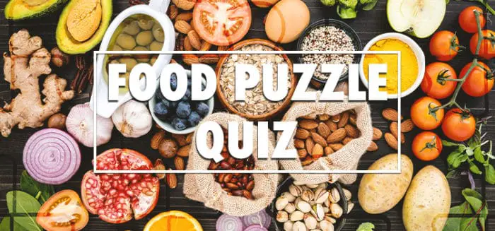 Food Puzzle Quiz Answers